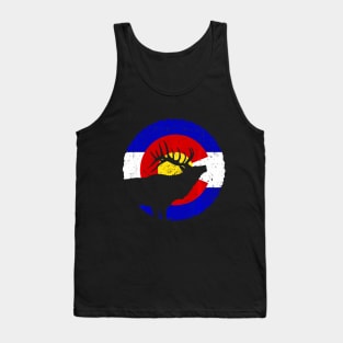 Colorado Elk Hunting Shirt CO State Flag Hunter Tank Top